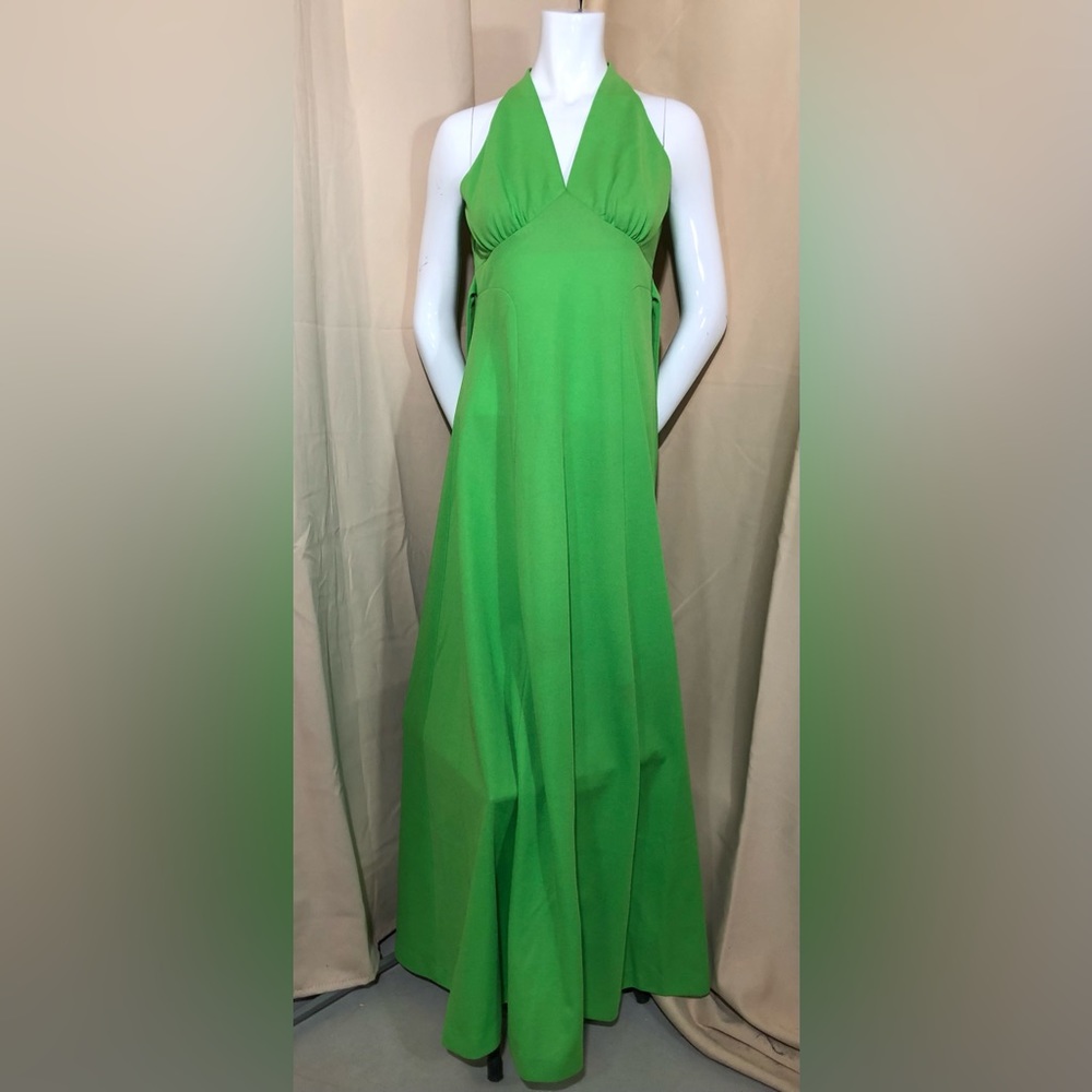 Gorgeous Green Vintage Nu Mode Maxi Dress
